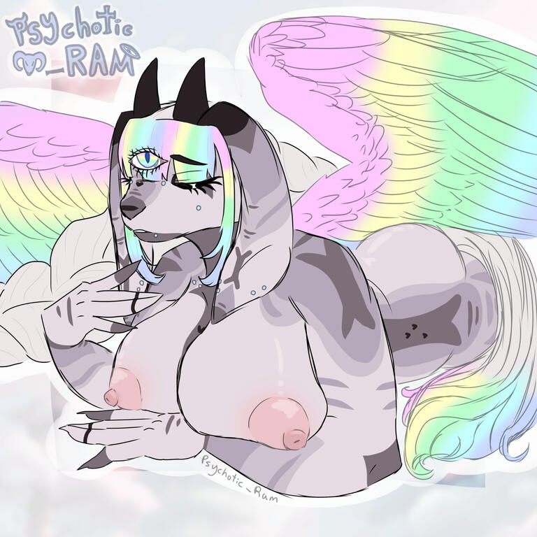 Flat, Half body, Simple Back, NSFW