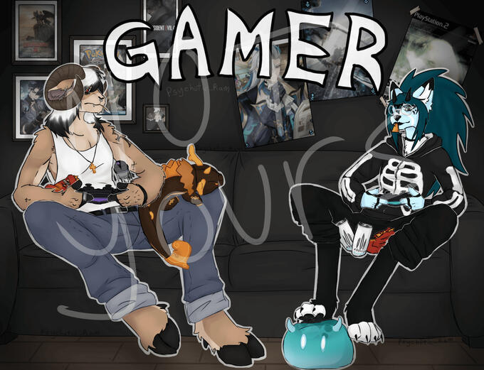 Shaded, fullbody, background, + 1 character (2nd character-.labyrinth.)