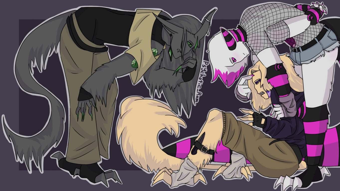 Full, Shaded, basic background, +2 characters