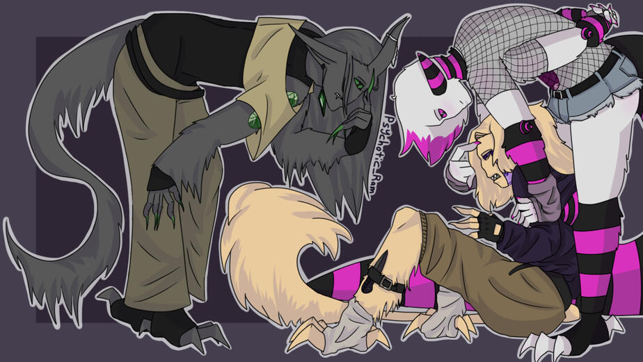 Full, Shaded, basic background, +2 characters