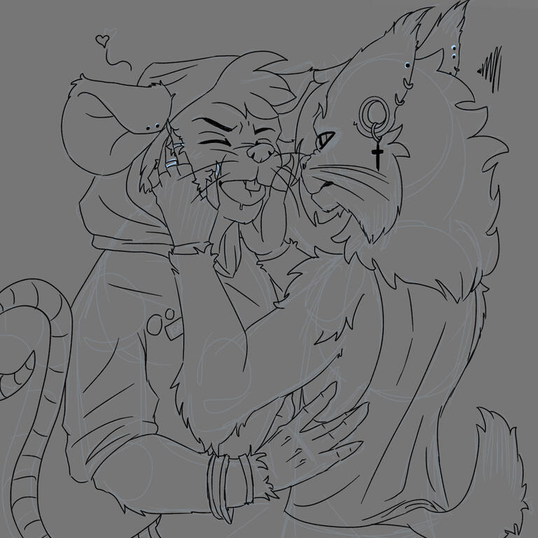 Line, Hips, colour background, +1 character